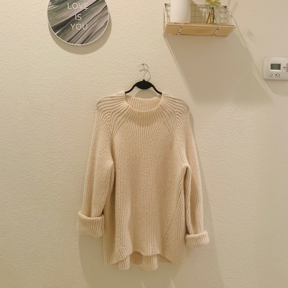 Made well sweater, cream color/ beige